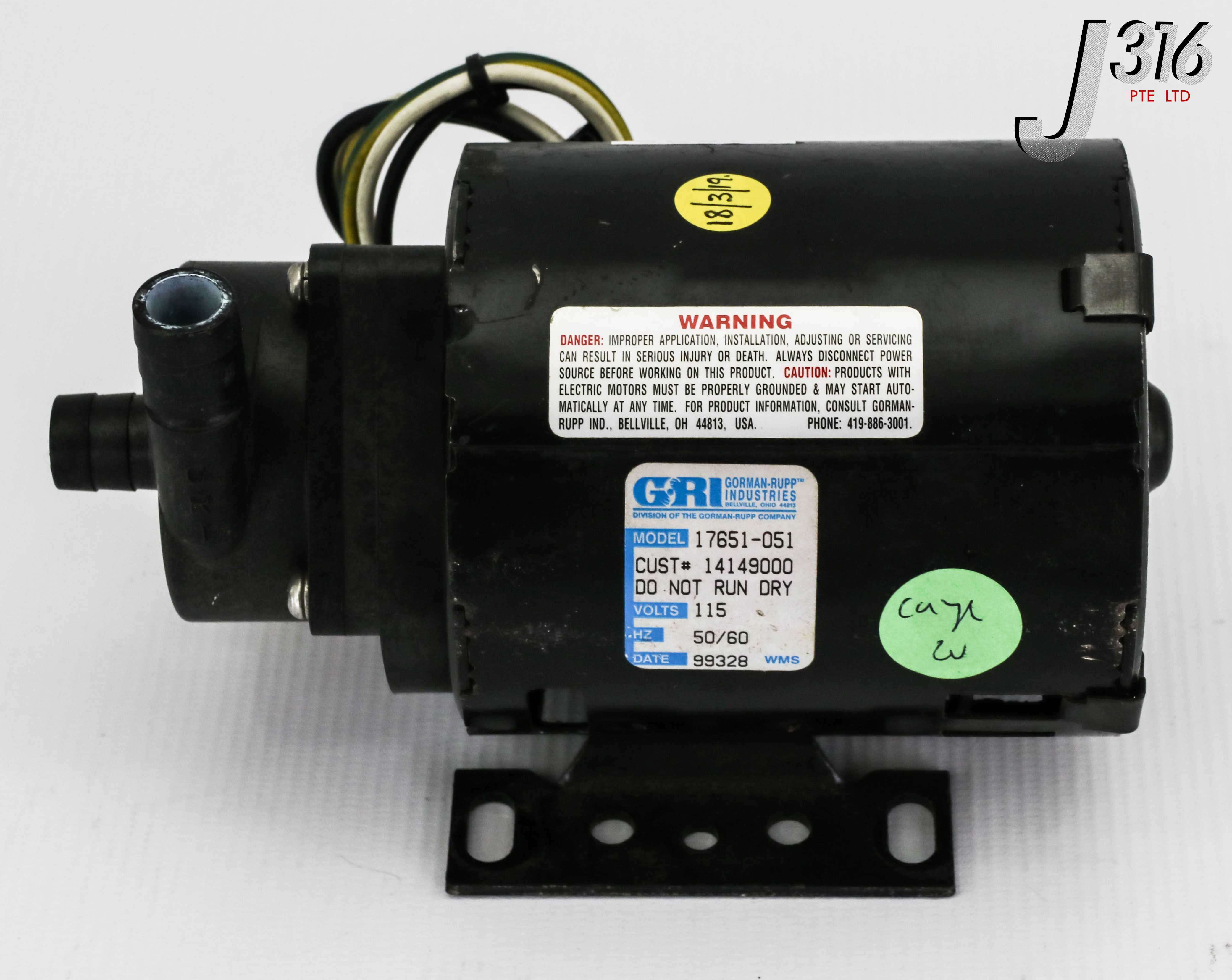 13809 GRI MAGNETIC DRIVE PUMP 17651-051 | eBay